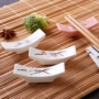 Sáng tạo đũa Nhật Bản gối gốm đơn giản đặt đũa kệ nhà bếp bàn đặt bộ đồ ăn giá đũa giữ bộ bát đĩa hàn quốc