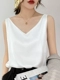 Белый [широкий двойной v -neck]