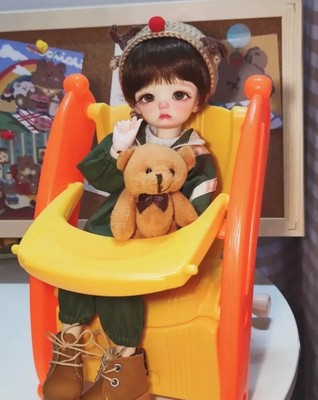 taobao agent BJD six -point dining chair two -use Tlindar chair big fish body cotton doll six -point universal chair