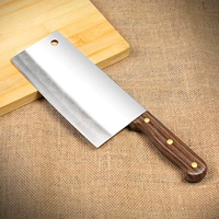 Giá trị thép không gỉ chopper dao nhà bếp thiết lập cắt cleaver thớt con dao kết hợp dao chảo mini