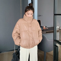 Демисезонный короткий пуховик для беременных, полиуретановая модная куртка, в корейском стиле