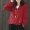 Văn học mùa thu phong cách Trung Quốc của phụ nữ dài tay cotton và lanh ren cổ điển ren lên xiên phía trước áo sơ mi Hanfu áo sơ mi phục vụ trà áo ngắn - Áo sơ mi