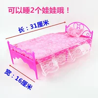 Phổ Centimeter Búp Bê Đồ Nội Thất Barbie Phụ Kiện Châu Âu Đôi Nữ Hoàng Công Chúa Giường Ngủ Bed Sheet Gối 30 đồ chơi búp bê thời trang và phụ kiện