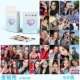Лазерная подарочная коробка JISOO-50, загруженная с прозрачной карточной пленкой