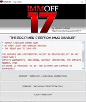 Imperful 17 AntiTheft Cancel Software Med17 EDC17 AntiTheft Close