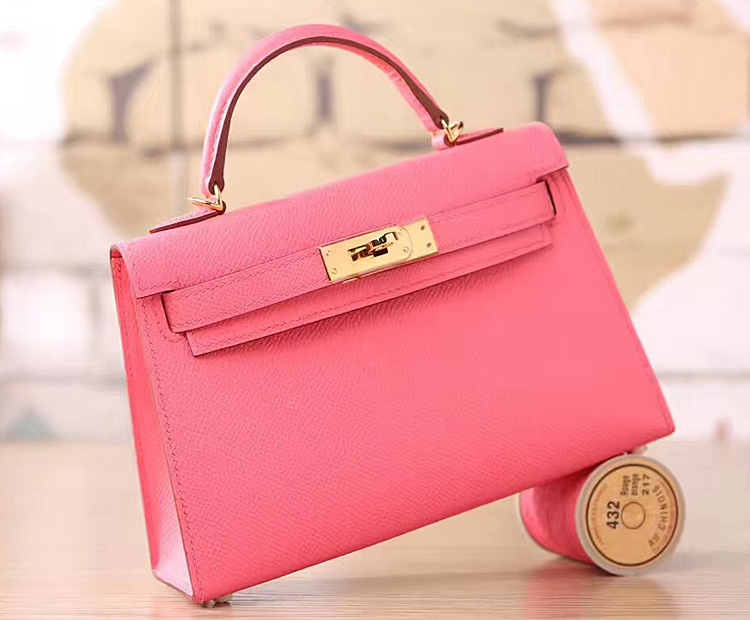 Handmade Lipstick Powdermini Kelly The second generation  All by hand Wax thread sew female Satchel Mini Satchel female handbag