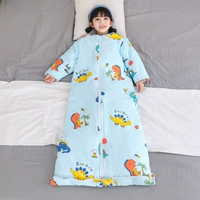Детский демисезонный спальный мешок, хлопковый банный халат на четыре сезона, подходит для подростков