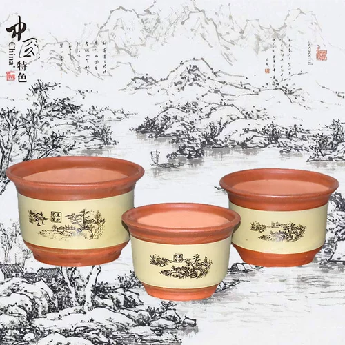 Дышащий керамический очень большой цветочный горшок, орхидея