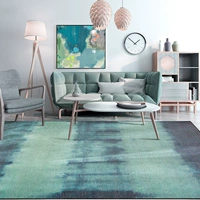 Đơn giản Nhật Bản sáng tạo gradient màu xanh bàn cà phê phòng khách thảm ins Bắc Âu phòng ngủ cạnh giường ngủ matless mat thảm cho bé chơi