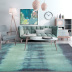 Đơn giản Nhật Bản sáng tạo gradient màu xanh bàn cà phê phòng khách thảm ins Bắc Âu phòng ngủ cạnh giường ngủ matless mat Thảm