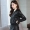 Hained leather nữ da 2019 mới anh trai Trung Quốc phiên bản Hàn Quốc của phụ nữ da nhỏ màu đen ngắn mùa xuân và áo khoác mùa thu - Quần áo da