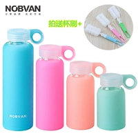 NOBVAN no trăm mùa hè cao borosilicate thạch ly thủy tinh thả vài viên kẹo màu cốc nhỏ - Tách bình nước thủy tinh 500ml