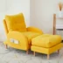 sofa giường cao cấp Sofa lười Bắc Âu vải sáng tạo phòng ngủ đơn giản dị và thoải mái giường gấp ban công có thể tháo rời và giặt được ghế phòng chờ đơn giản sofa văng nỉ Ghế sô pha