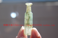 Мундштук 古玉 老玉 清代翡翠冰种烟嘴 a货 202011100