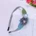 Trẻ em Hàn Quốc headband cô gái công chúa đầu hoa kẹp tóc em bé ren nhăn tóc kẹp đầu thẻ phụ kiện tóc mới bao bọc tài liệu Túi thông tin xác thực