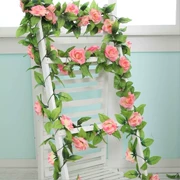 Mô phỏng hoa hồng hoa nho giả hoa điều hòa không khí bao gồm trong nhà mây trang trí hoa nho nhựa hoa uốn lượn - Hoa nhân tạo / Cây / Trái cây