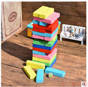 48 lớp màu xếp chồng ngăn xếp cao bơm bảng gỗ trò chơi Jello King