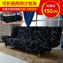 Đơn giản sofa căn hộ nhỏ trải giường đôi sofa có thể gập lại lười biếng sofa vải sofa giường 1,8 m ba - Ghế sô pha sofa băng