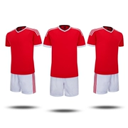 Tùy chỉnh bảng thông gió nhẹ quần áo bóng đá trẻ em phù hợp với tay áo ngắn dành cho người lớn quần áo bóng đá tập huấn phù hợp với trò chơi phù hợp với màu đỏ