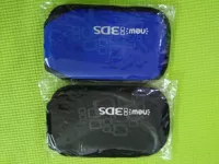 Túi vải 3DS MỚI Túi mềm Túi xốp 3DS bảo vệ nắp mới nhỏ ba túi lưu trữ dày có nút - DS / 3DS kết hợp miếng dán 3d