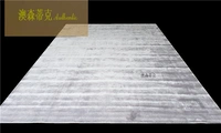 Fendi Carpet Fantdi Carpet Full Silk Fangdi Carpet Итальянский современный шелковый ковер минимальный ковер шелк текстура