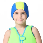 Cặp nhỏ bằng gỗ kính bơi mũ cho bé trai và bé gái tóc dài không thấm nước mũ bơi thoải mái mũ spa thiết bị bơi chuyên nghiệp - Mũ bơi