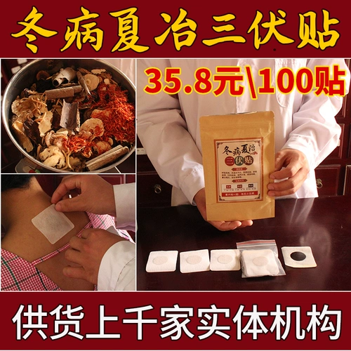 Sanfu Post Зимние заболевания Xiaye Sanjiu Pot Potal Patching Aicao Paste китайская медицина плод в смя