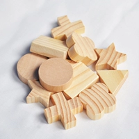 1 набор маленьких деревянных блоков