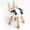 ANGEL KIDS Phong cách Bắc Âu làm bằng tay động vật bằng gỗ hươu nai thỏ thỏ hươu cao cổ tro và bàn ghế - Phòng trẻ em / Bàn ghế bàn học trẻ em