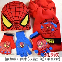 Шапка, флисовый шарф, перчатки, увеличенная толщина