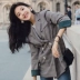 Chic dài tay kẻ sọc phù hợp với áo khoác nữ mùa thu 2018 mới của Hàn Quốc thường lỏng kẻ sọc nhỏ phù hợp với áo khoác thời trang nữ Business Suit