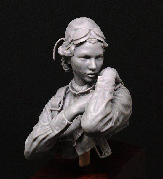 1/10 Scale Beauty Bust Statue Unpainted Model Kits Resin Figure Female