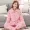 Mô hình mùa thu và mùa đông cộng với bông mẹ và con gái siêu dày khí chất mùa thu và mùa đông tải quần cotton áo khoác nữ hoạt hình dễ thương phụ nữ đồ ngủ mùa đông đơn mảnh - Pyjama