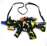 Nhạc súng đồ chơi súng tiểu liên 227 súng điện tử súng điện đồ chơi trẻ em đồ chơi điện hỗn hợp