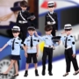 Đồng phục trẻ em nhỏ trang phục cảnh sát giao thông nhỏ trang phục sân khấu mẫu giáo nhiếp ảnh nhỏ đồng phục cảnh sát nam và nữ quần áo biểu diễn quần áo quần áo tập nhảy