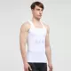 Nam điêu khắc eo eo bụng corset hình dạng nhựa ngực quần thể thao cơ thể định hình đồ lót thể dục vest căng - Siêu mỏng
