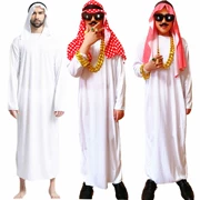 Halloween cosplay Trung Đông trình diễn trang phục đạo cụ Ả Rập quần áo Hoàng tử Dubai Ả Rập chăn cừu phù hợp với