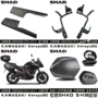 Versys Kawasaki số ít 650 đặc biệt nhập khẩu ụ KAWASAKI Sidde bên hộp hộp phía bên khung - Xe gắn máy phía sau hộp cốp gắn sau xe máy