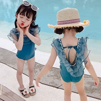 Đồ bơi bé gái 2019 mới siêu phàm Hàn Quốc bé gái đính kèm công chúa thời trang trẻ em siêu tiên áo tắm bé - Đồ bơi trẻ em đồ bơi cho bé gái 3 tuổi