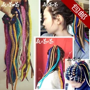 Guan Xiaoying Trung Quốc Hip Hop Wu Yifan Reggae Black Organs Children Wool Feel Wig Phụ kiện tóc - Phụ kiện tóc