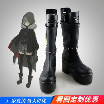 taobao agent Monarchy Elmero II Event Demon Eye Collecting Train Grace Note Gray Cosplay Shoes