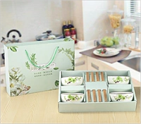 Японский комплект, керамическая посуда, креативный подарок, сделано на заказ