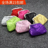 Mini Sequin Coin Purse Creative Coin Bag Storage Túi quà tặng trẻ em ví da cá sấu