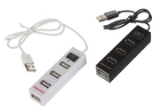 Pu Nada 1001 splitter dài kéo Bốn máy tính tốc độ cao USB mở rộng trung tâm đa giao diện USB Hub - USB Aaccessories