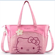 Dễ thương phim hoạt hình hello kitty công suất lớn đa chức năng mẹ và con gói nhiều lớp xác ướp túi lớn túi duffel