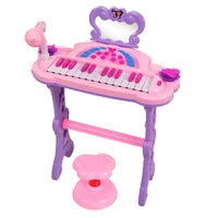 Đồ chơi trẻ em micro 1-3 tuổi Cô gái mới bắt đầu đồ chơi piano bàn phím âm nhạc piano - Đồ chơi nhạc cụ cho trẻ em piano trẻ em