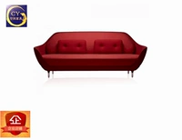 Hiện đại nhỏ gọn giải trí sofa vỏ sofa phòng khách sofa thiết kế nội thất kính thép cong sofa ghế