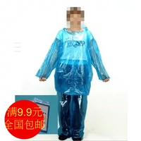 Ngoài trời trôi dùng một lần áo mưa du lịch leo núi dày dùng một lần poncho mưa trong suốt quần phù hợp với nam và nữ dành cho người lớn —