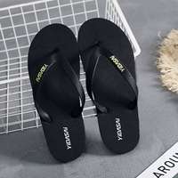 Flip-flops nam mùa hè non-slip rắn xu hướng màu cá tính Hàn Quốc phiên bản của dép và dép đi trong nhà pinch giày bãi biển của nam giới ngoài trời dày dưới dép nam đẹp