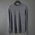 Hàng gia súc siêu cao cấp của năm Merino len pha trộn cashmere ấm áp mùa đông nam áo len mỏng chạm đáy quần áo unisex Áo len Cashmere